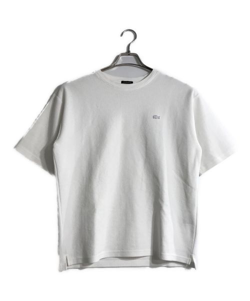 LACOSTE（ラコステ）LACOSTE (ラコステ) BEAUTY&YOUTH (ビューティーアンドユース) B&Y別注 EXCLUSIVE EDIRION 1 TONE Tee ホワイト サイズ:Sの古着・服飾アイテム