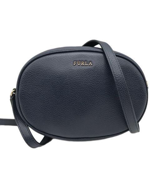 FURLA（フルラ）FURLA (フルラ) CARA/ショルダーバッグ ネイビーの古着・服飾アイテム