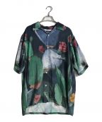 X-LARGEエクストララージ）の古着「CACTUS PATTERN S/S SHIRT/半袖シャツ」｜ブルー