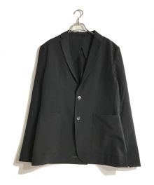 Calvin Klein（カルバンクライン）の古着「CRINKLE TECH STRETCH BLAZER/テックテーラードジャケット」｜ブラック