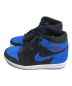 NIKE (ナイキ) AIR JORDAN 1 Royal Reimagined/ハイカットスニーカー ブラック×ブルー サイズ:27.5ｃｍ：16000円