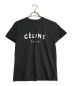 CELINE（セリーヌ）の古着「ペイントロゴプリントTシャツ」｜ブラック