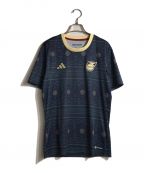 WALES BONNER×adidasウェールズボナー×アディダス）の古着「Jamaica Game Wear/フットボールTシャツ」｜ネイビー