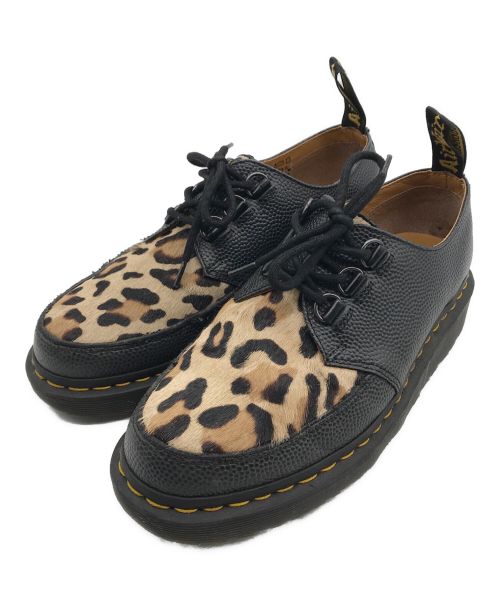 Dr.Martens（ドクターマーチン）Dr.Martens (ドクターマーチン) stussy (ステューシー) Bailey 3レオパードシューズ ブラック×ブラウン サイズ:26cm(UK7)の古着・服飾アイテム