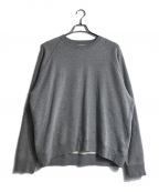 Graphpaperグラフペーパー）の古着「LOOPWHEELER for GP RAGLAN SWEAT」｜グレー