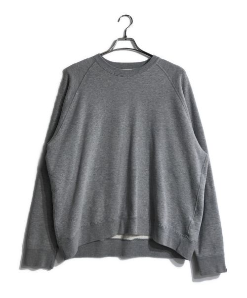 Graphpaper（グラフペーパー）Graphpaper (グラフペーパー) LOOPWHEELER for GP RAGLAN SWEAT グレー サイズ:Sの古着・服飾アイテム