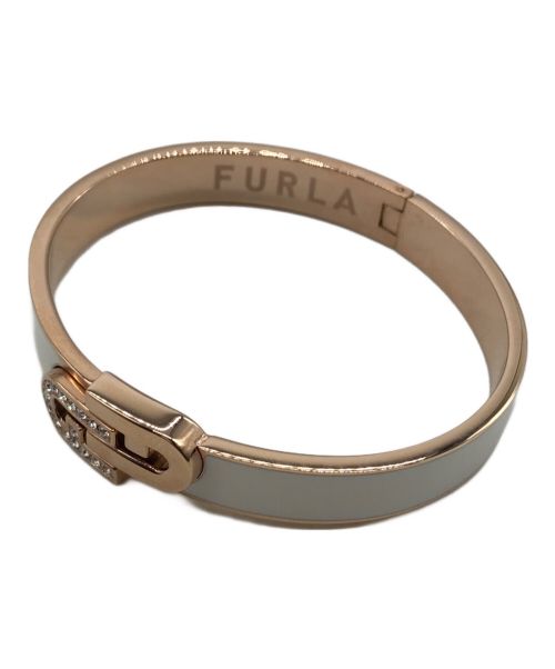 FURLA（フルラ）FURLA (フルラ) アーチ バングル ホワイトの古着・服飾アイテム