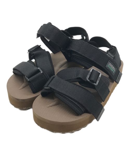 emmi（エミ）emmi (エミ) suicoke (スイコック) 別注ベルクロサンダル ブラック サイズ:23cmの古着・服飾アイテム