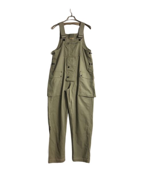 NIGEL CABOURN（ナイジェルケーボン）NIGEL CABOURN (ナイジェルケーボン) NAVAL DUNGAREE HERRINGBONE OVERALL カーキ サイズ:44の古着・服飾アイテム