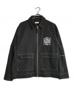 POP TRADING COMPANYポップトレーディングカンパニー）の古着「full zip jacket」｜ブラック