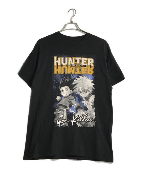 HUNTER×HUNTER（ハンター×ハンター）HUNTER×HUNTER (ハンター×ハンター) アニメプリントTシャツ ブラック サイズ:XLの古着・服飾アイテム