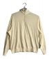 6(ROKU) BEAUTY&YOUTH（ロク ビューティーアンドユース）の古着「COTTON HALF ZIP LONG SLEEVE T-SHIRT」｜アイボリー