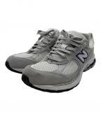 NEW BALANCE×BEAUTY&YOUTHニューバランス×ビューティーアンドユース）の古着「別注 ML2002R6スニーカー」｜ホワイト×グレー