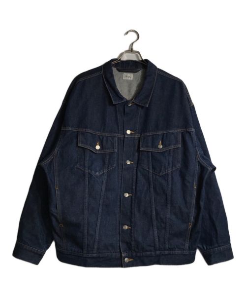 kan（カン）kan (カン) HUMONGOUS DENIM JACKET インディゴ サイズ:Lの古着・服飾アイテム