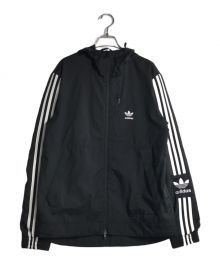 adidas（アディダス）の古着「3 STRIPES FZ WINDBR」｜ブラック