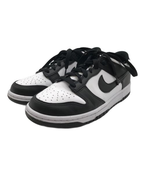 NIKE（ナイキ）NIKE (ナイキ) DUNK LOW (GS) ホワイト×ブラック サイズ:24.5㎝の古着・服飾アイテム