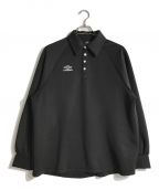 UMBRO×BELPER×M TO Rアンブロ×ベルパー×ムウトアール）の古着「GAME SHIRTS MOOD POLO/別注ポロゲームシャツ」｜ブラック