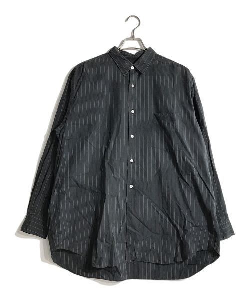 COMME des GARCONS HOMME（コムデギャルソン オム）COMME des GARCONS HOMME (コムデギャルソン オム) オーバーサイズストライプシャツ グレー サイズ:下記参照の古着・服飾アイテム