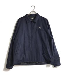 stussy×CDG（ステューシー×シーディージー）の古着「PIN STRIPED BING JACKET」｜ネイビー