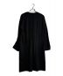 GROUND Y (グラウンドワイ) Jersey Collarless Long Jacket/ノーカラーコート ブラック サイズ:3：12000円