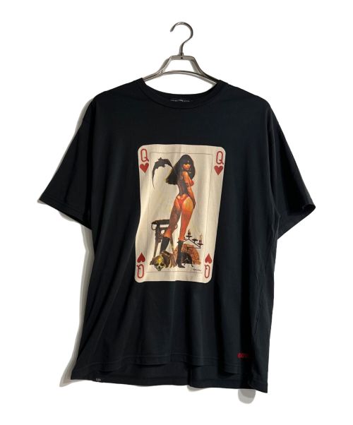 Thee Hysteric XXX（ジィ ヒステリックトリプルエックス）Thee Hysteric XXX (ジィ ヒステリックトリプルエックス) Hysteric Glamour (ヒステリックグラマー) VAMPIRELLA #36 POKER GAME/プリントTシャツ ブラック サイズ:Lの古着・服飾アイテム