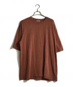 AURALEEオーラリー）の古着「STRETCH LINEN JERSEY TEE」｜ブラウン