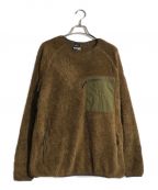 F.C.R.B.エフシーアールビー）の古着「SHERPA FLEECE CREWNECK TOP/フリーストップス」｜ブラウン