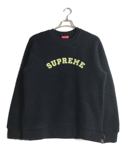 SUPREME（シュプリーム）SUPREME (シュプリーム) Polartec Deep pile Crewneck ネイビー サイズ:Lの古着・服飾アイテム