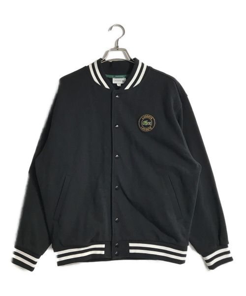 LACOSTE（ラコステ）LACOSTE (ラコステ) BEAMS (ビームス) 別注 Sweat Stadium Jacket ブラック サイズ:FR 3の古着・服飾アイテム