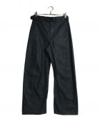 LEMAIREルメール）の古着「TWISTED BELTED PANTS」｜インディゴ