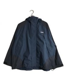 KEBOZ（ケボズ）の古着「2 TONE HOODIE JACKET/マウンテンパーカー」｜ネイビー