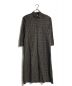 STEVEN ALAN（スティーブンアラン）の古着「TYPEWRITER CHECK REVERSE SEAM DRESS/ワンピース」｜ブラウン×ブラック