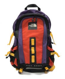 THE NORTH FACE（ザ ノース フェイス）の古着「HOT SHOT SE/バックパック」｜パープル×オレンジ