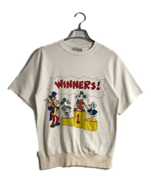 sunday comics（サンデイコミック）sunday comics (サンデイコミック) 90’S WALT DISNEY刺繍プリントTシャツ ホワイト サイズ:Mの古着・服飾アイテム