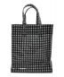 TEMBEA (テンベア) Paper Tote Small PVC ブラック×ホワイト：6000円