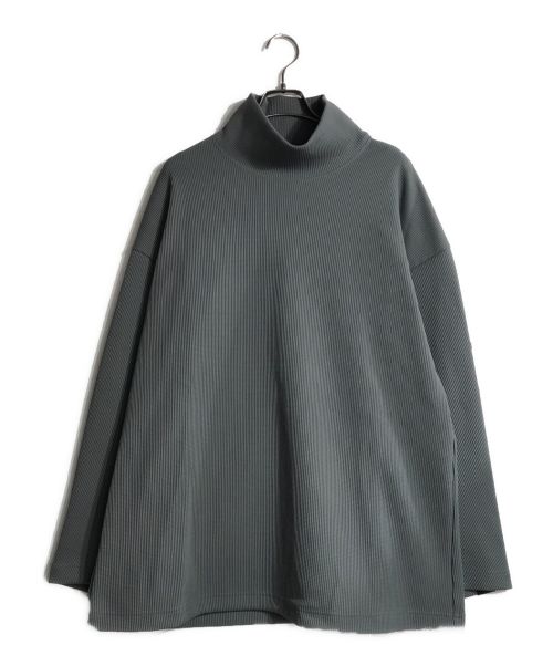 N.HOOLYWOOD（エヌ ハリウッド）N.HOOLYWOOD (エヌ ハリウッド) HIGH NECK LONG SLEEVE/タートルネックカットソー グリーン サイズ:40の古着・服飾アイテム