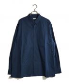 STEVEN ALANスティーブンアラン）の古着「THOMAS MASON BD LOOSE SHIRT-BOLD/シャツ」｜ネイビー