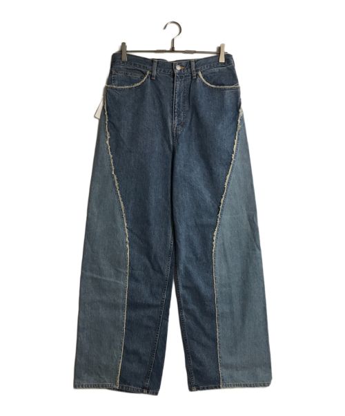 jieda（ジエダ）Jieda (ジエダ) STUDIOUS (ステュディオス) 別注 BI-COLOR LOOSE FIT DENIM インディゴ サイズ:1 未使用品の古着・服飾アイテム