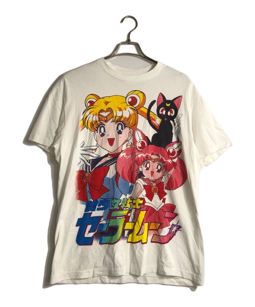 SoF Tee（ソフ ティー）SoF Tee (ソフ ティー) 美少女戦士セーラームーン Tシャツ ホワイト サイズ:Lの古着・服飾アイテム