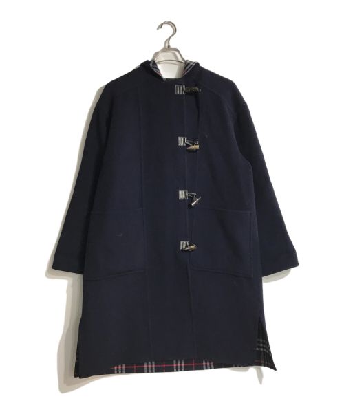 Burberry's（バーバリーズ）Burberry's (バーバリーズ) カシミヤ混ダッフルコート ネイビー サイズ:40の古着・服飾アイテム