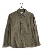 MHLエムエイチエル）の古着「VINTAGE COTTON WOOL SHIRT」｜グレー