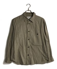 MHL（エムエイチエル）の古着「VINTAGE COTTON WOOL SHIRT」｜グレー