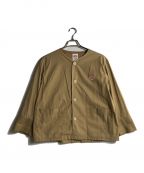 DANTONダントン）の古着「HIGH COUNT DUCK JACKET/シャツジャケット」｜ベージュ