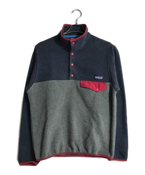 Patagonia（パタゴニア）Patagonia (パタゴニア) フリースジャケット ネイビー×グレー サイズ:XSの古着・服飾アイテム