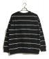 FRED PERRY (フレッドペリー) BEAMS (ビームス) ボーダースウェット ブラック サイズ:M：6000円