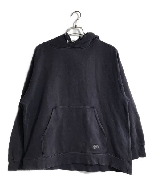 stussy（ステューシー）stussy (ステューシー) 紺タグプルオーバーパーカー ネイビー サイズ:Mの古着・服飾アイテム