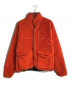 SIMPLY COMPLICATEDシンプリーコンプリケイティド）の古着「C-ALL FLEECE JACKET」｜オレンジ