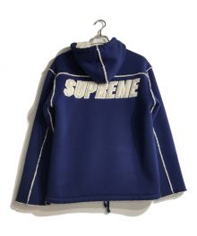 SUPREME（シュプリーム）の古着「21AW Faux Shearling Hooded Jacket」｜ブルー