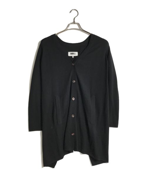 MM6 Maison Margiela（エムエムシックス メゾンマルジェラ）MM6 Maison Margiela (エムエムシックス メゾンマルジェラ) 15AW  ロングカーディガン ブラック サイズ:XSの古着・服飾アイテム