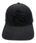 中古・古着 Y-3 (ワイスリー) LOGO CAP ブラック：7000円